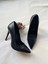 Gamze Shoes Stiletto Siyah 10 cm Topuk