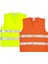Ikaz Yeleği 5 cm Çift Reflektörlü Turuncu Ikaz Yeleği 10 Adet 1