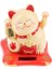 Güneş Enerjili Dans Sallanan Maneki Neko Kedi Oyuncak Ev Masası Dekor - Sarı 1