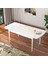 Concept Nef Serisi 70 x 114 Cm, Açılabilir Mdf Mutfak Masa Takımı, Beyaz Masa ve 4 Sandalye 3