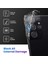 Xiaomi Redmi Note 10 Pro Kırılmaz Cam Kamera Lens Koruyucu Komple Cam Siyah 2