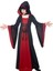 Kapüşonlu Halloween Cadı Büyücü Kız Çocuk Kostümü 1