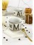 Arter Home Hermoni Monogram Porselen Harf Kupa - M Harfi 1