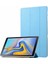 Samsung Galaxy Tab A 10.5 T590 T595 T597 Kılıf Pu Deri Smart Standlı Case - Mavi 2