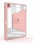 Apple iPad 8. Nesil 10.2 Kılıf Şeffaf Dönebilen Kalem Bölmeli A2270 A2428 A2429 A2430 - Pembe 3