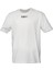 911497-9003 Geniş Fit Düz Beyaz Erkek T-Shirt 2