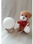 3D Ay Gece Lambası Standlı/peluş Ayıcık Konsept Hediyelik 1