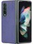 GKK Samsung Galaxy Z Fold3 5g Mavi Için Pc + Pu Kılıf (Yurt Dışından) 4