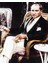Atatürk Türk Kahvesi Içerken Kanvas Tablo 2