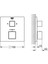 Grohtherm Cube Termostatik Banyo/duş Bataryası 24154000 2