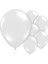 Metalik Beyaz Balon 12 Inch 30 Adet 1