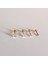 Cerrahi Çelik Gold Tek Taş Piercing (Taş Çapı 2mm) Bar Uzunluğu 6mm 2