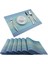 Plastik Servis Altlıkları Kaymaz Yıkanabilir Yemek Masası Servis Altlıkları Silinebilir Temiz Masa Paspasları 6'lı Set (Yurt Dışından) 1