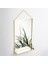 30x20x5cm Pirinç Gold Duvar Askılı Raflı Ayna 1