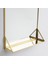 30x20x5cm Pirinç Gold Duvar Askılı Raflı Ayna 5