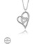 Swarovski Taşlı Kalp 925 Ayar Gümüş Kolye 1