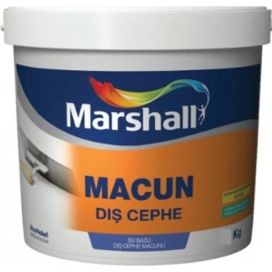 Marshall Akrilik Dış Cephe Macunu 4.5 kg