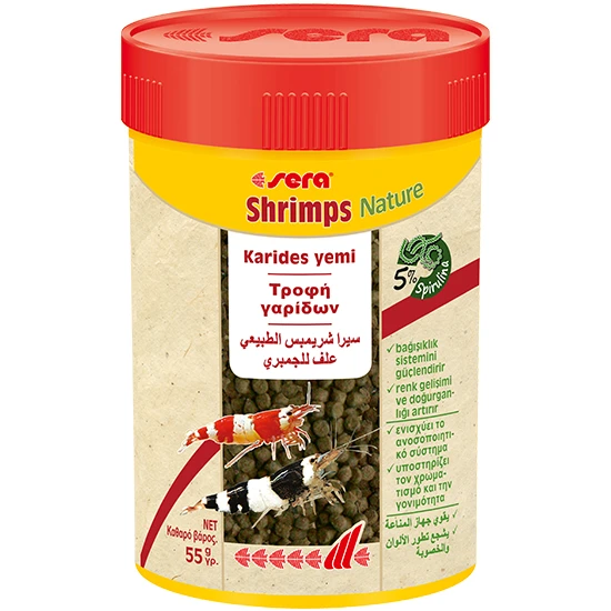 Sera Shrimps Natural Balık Yemi 100 Ml