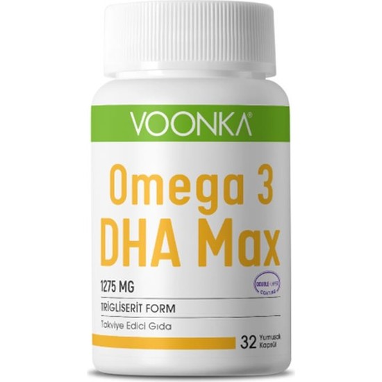 Voonka Omega 3 Dha Max Takviye Edici Gıda 32 Yumuşak Kapsül Fiyatı