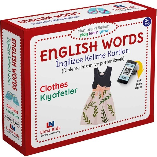 Limasollu Naci Öğretim Yayınları English Words İngilizce Kitabı