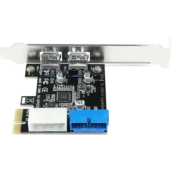 Alfais 4427 Pci Express USB 3.0 2 Port 4 Molex 19 Pin Fiyatı