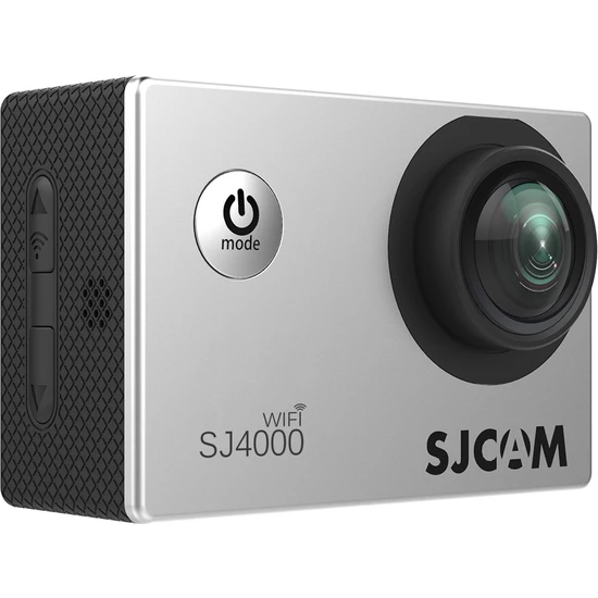 Sjcam Sj4000 Wifi 4k Uhd 156° 2” Geniş Ekran H.265 900mah Hareket Algılama 30 Metre Su Geçirmez Kılıflı Aksiyon Kamerası Gümüş