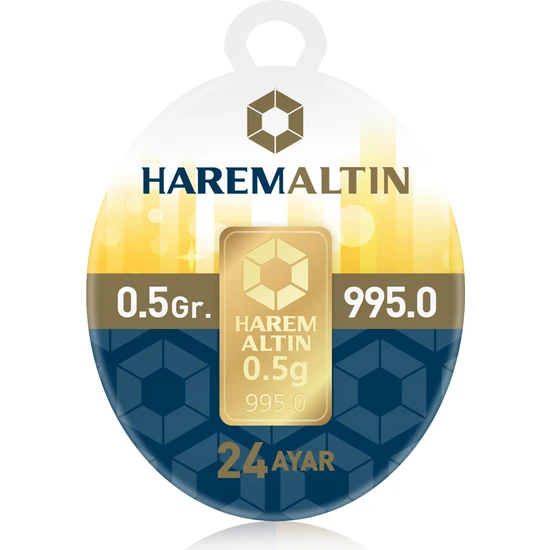 Harem Altın 0.5 gr 24 Ayar Gram Külçe Altın