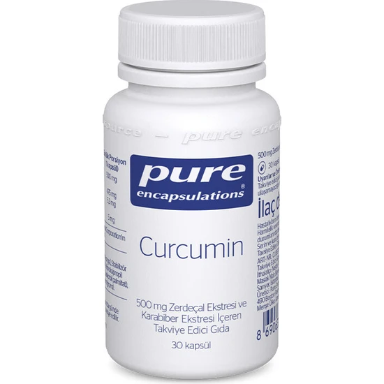 Pure Encapsulations Curcumin 500 Mg 30 Kapsül