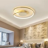 Luna Lighting Modern Luxury Tasarım Tavan Plafonyer Gold Ledli Avize
