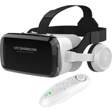 Prettyia 3D Gözlük Sanal Gerçeklik Gözlükleri 360 Filmler Android Telefon Için Controller Y1 (Yurt Dışından)