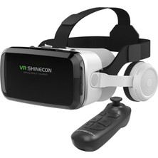 Prettyia 3D Gözlük Sanal Gerçeklik Gözlükleri 360 Filmler Android Telefon Için Kontrol Cihazı B03 (Yurt Dışından)