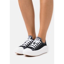 Converse All Star Siyah Beyaz Kalın Yüksek Taban Ayakkabı 570256C V6