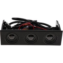 Flameer 1pack 3.1 Stereo Hoparlör Pc Şasi Ön Panel Dahili Müzik Hoparlörü (Yurt Dışından)