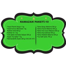 Ramazan Erzak Yardım Paketi Kolisi 14 Parça No:10