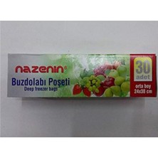 Nazenin Buzdolabı Poşeti Orta Boy 24X38 cm 30'lu