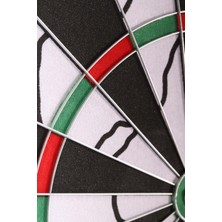 Delta Flocked Dart Seti 45 Cm (18 İnç) Büyük Boy + 6 Dart Oku (18 Gr) Hedef Tahtası