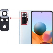Xiaomi Redmi Note 10 Pro Uyumlu Xiaomi Çerçeveli Kamera Camı