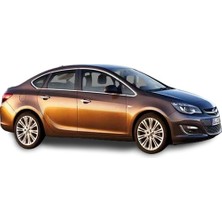 Askrom Opel Astra J Sedan Krom Cam Çevre Çıtası 12 Prç