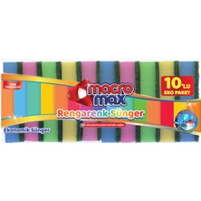 Macromax Rengarenk Sünger 10'lu