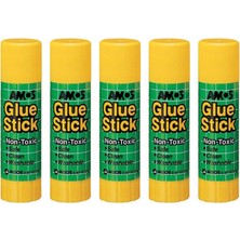 Amos Stick Yapıştırıcı Beyaz 22 Gram 5'li