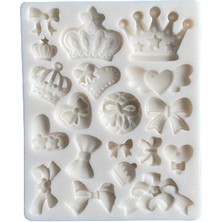 Pastry Planet Şeker Hamuru Silikon Kalıp Taç Figürleri