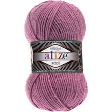 Alize Superlana Midi El Örgü Ipi Renk Kodu:28-Gül