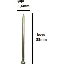 Tel Çivi Başsız 11X35 (100 Adet)