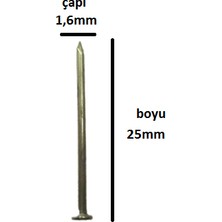 Tel Çivi Başlı 10X25 (100 Adet)