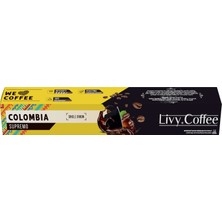 Livy Coffee Yeni Nespresso Uyumlu Kapsül Kahve Colombia 10 Kapsül