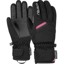 Reusch Coral R-Tex Xt Softshell Kadın Kayak Eldiveni Siyah/pembe