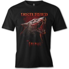 Lordd  T-Shirt   Disturbed - Animal Siyah Erkek Tshirt