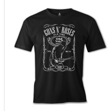 Lordd  T-Shirt   Guns N' Roses - Old Time Siyah Erkek Tshirt