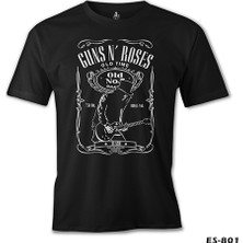 Lordd  T-Shirt   Guns N' Roses - Old Time Siyah Erkek Tshirt