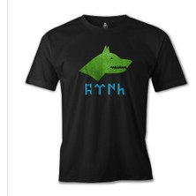 Lordd  T-Shirt   Türk Kurt 2 Siyah Erkek Tshirt